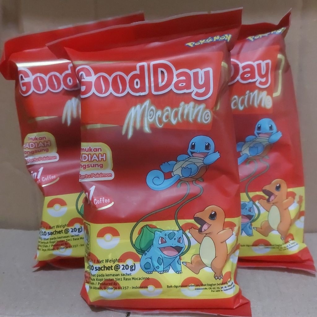 

Good Day Mocacinno 1renceng 10 sachet 20gr