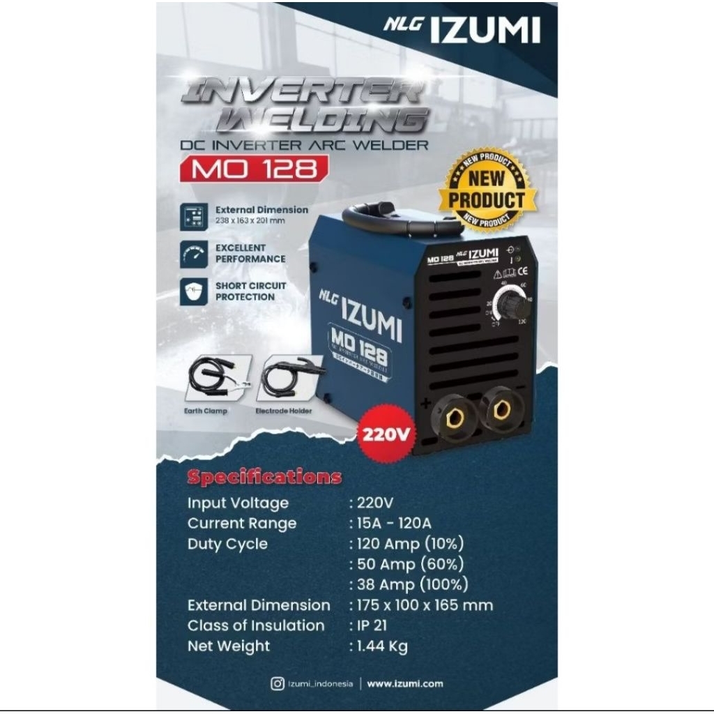 MESIN LAS IZUMI M0128 TRAVO LAS IZUMI M0128 MESIN LAS 450 WATT IZUMI
