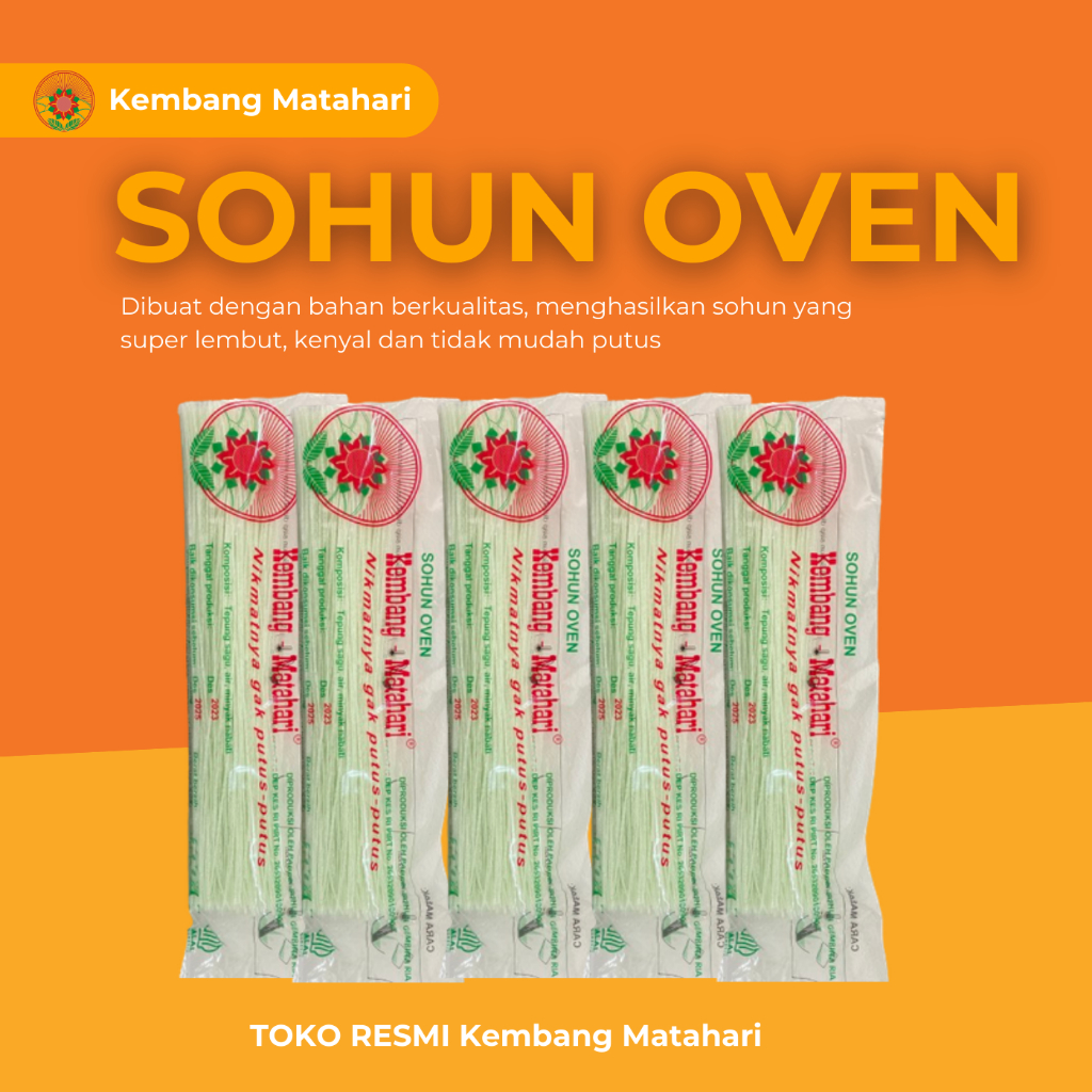 

paket isi 5 x 50 gram - sohun bakso soto tekwan pempek