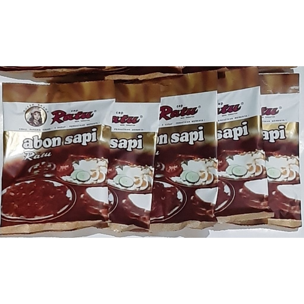 

Abon Ratu 90 Gr Paket isi 5 pcs / Abon Ratu Grosir