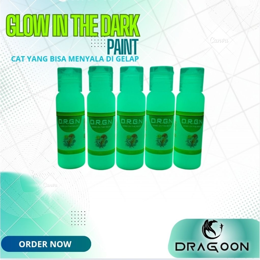 

Cat Dragoon Cat Akrilik Cat Glow In The Dark Cat Lukis Sablon Menyala Dalam Gelap Cat Sepatu Kain Canvas Kulit Leather Paint