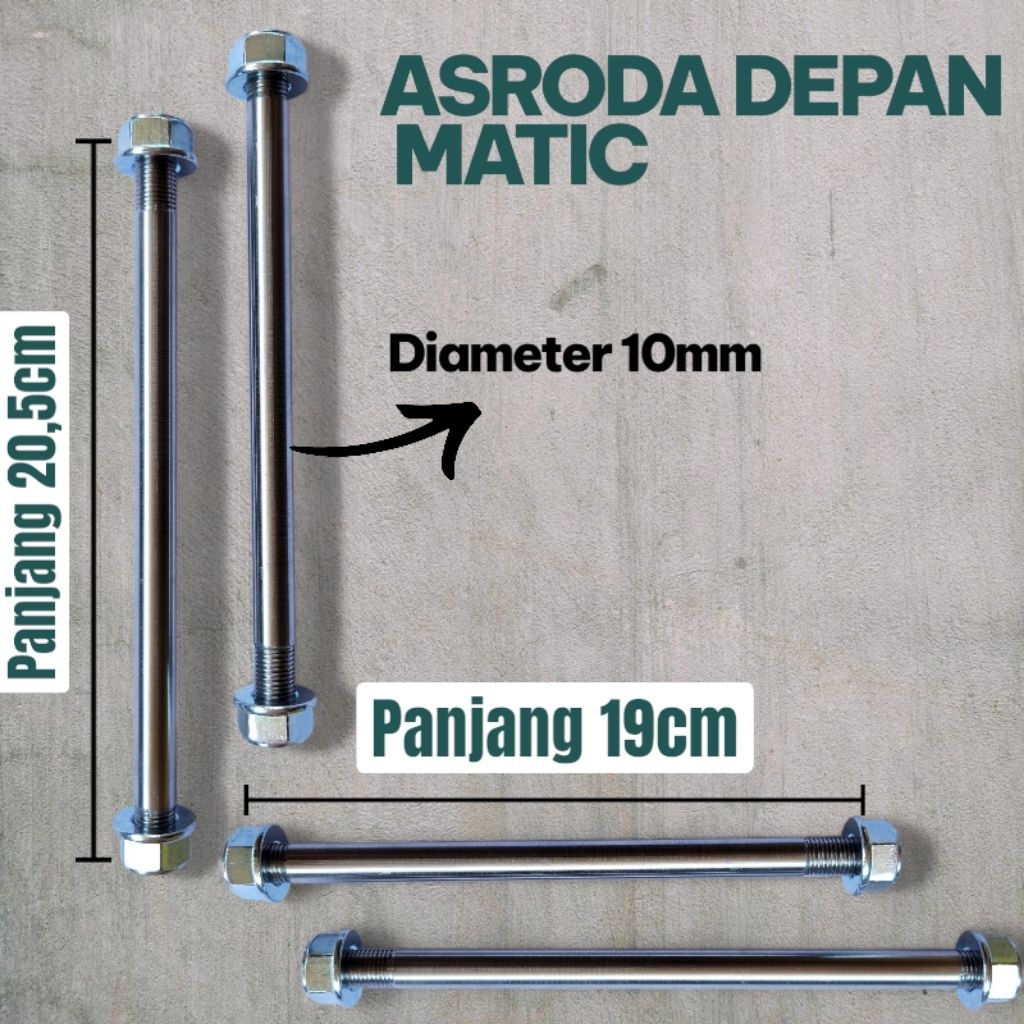 As roda depan matic Honda terbaru, As roda depan motor Honda Beat, As roda depan Scoopy original