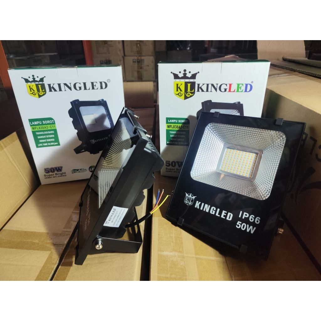 LED KINGLED SOROT / FLOODLIGHT LAMPU SOROT KINGLED 50 watt