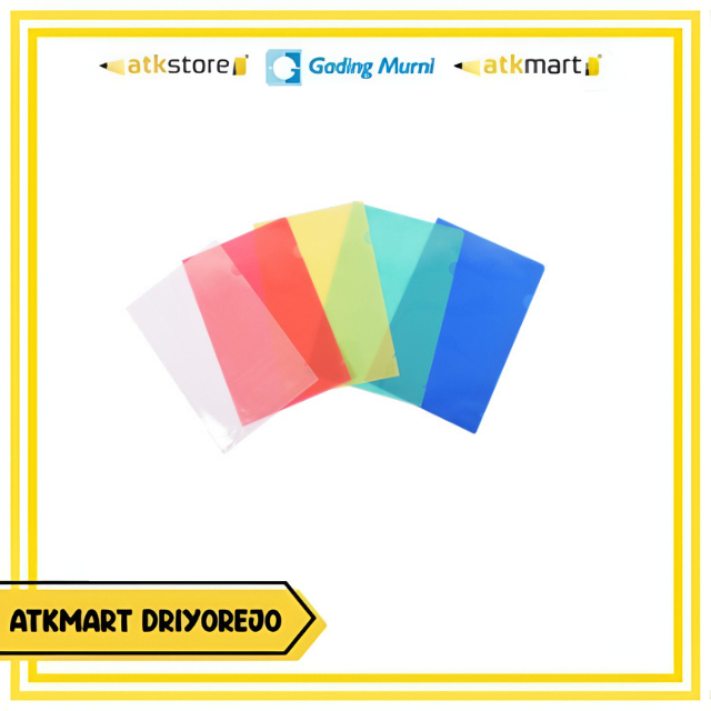 

TEKA Map L A4 Clear Sleeves – Map Plastik Transparan L Folder