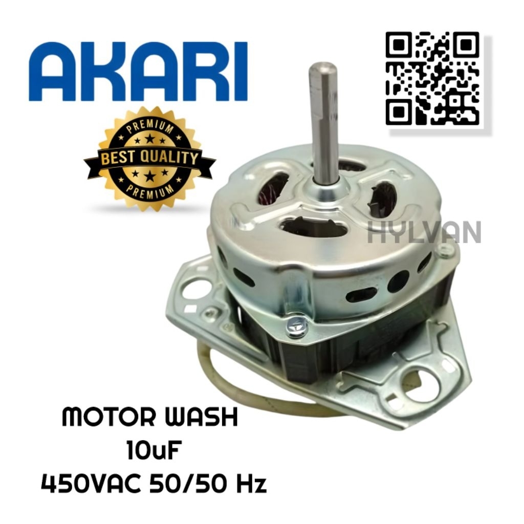 MOTOR WASH | DINAMO PENCUCI MESIN CUCI AKARI 2 TABUNG