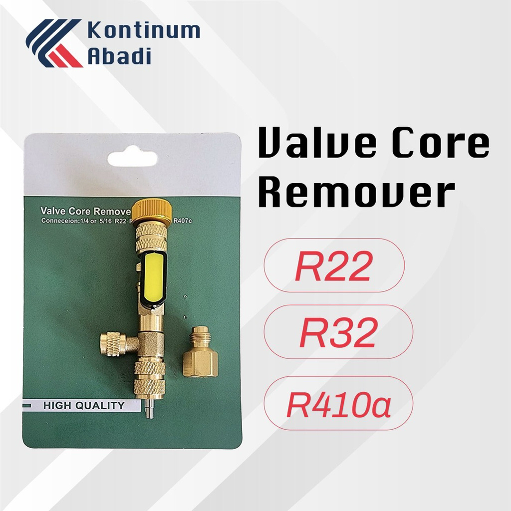 Valve Core Remover / Alat cabut pentil freon - R22 R32 R410a