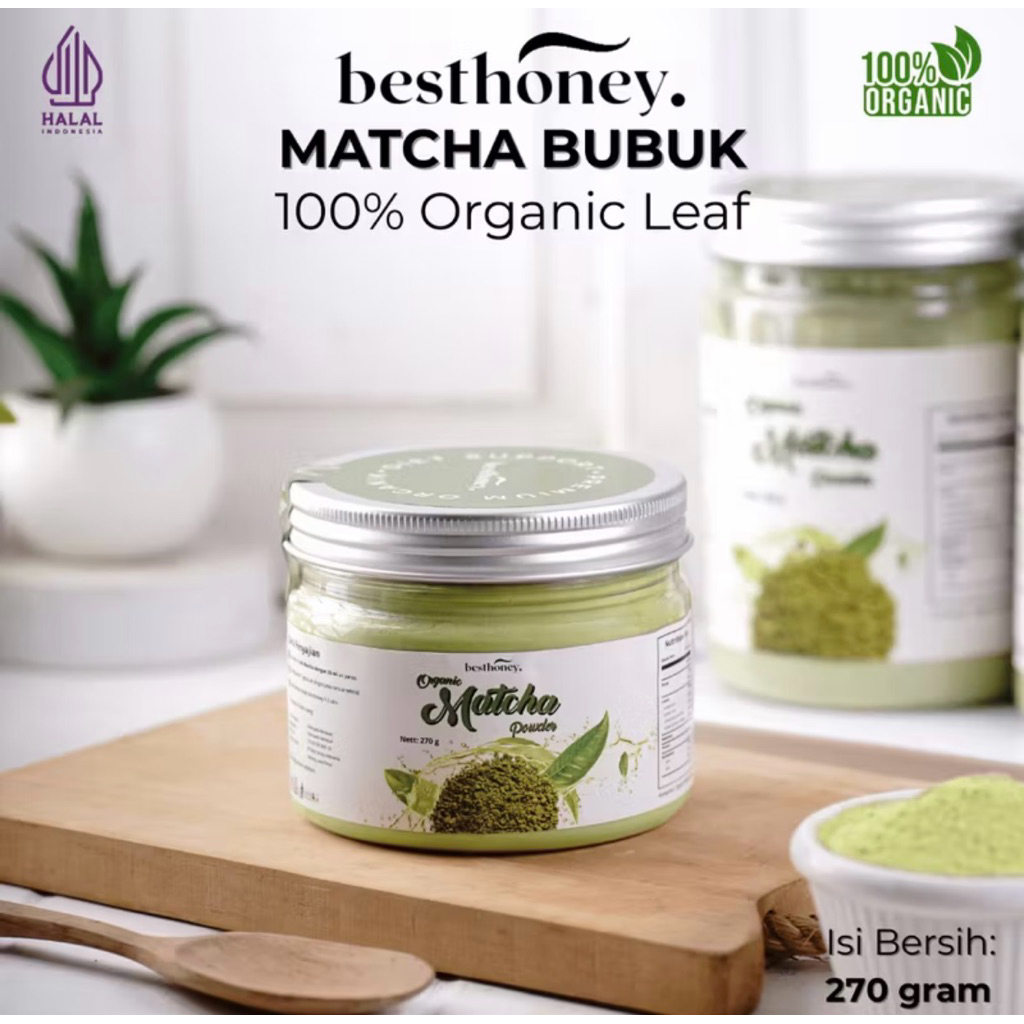

Best Honey Pure Matcha Powder 270gr Premium