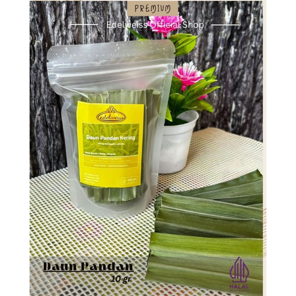 

Edelweiss Daun Pandan Kering Murni Refill Pack 10gr (Dried Screwpine)