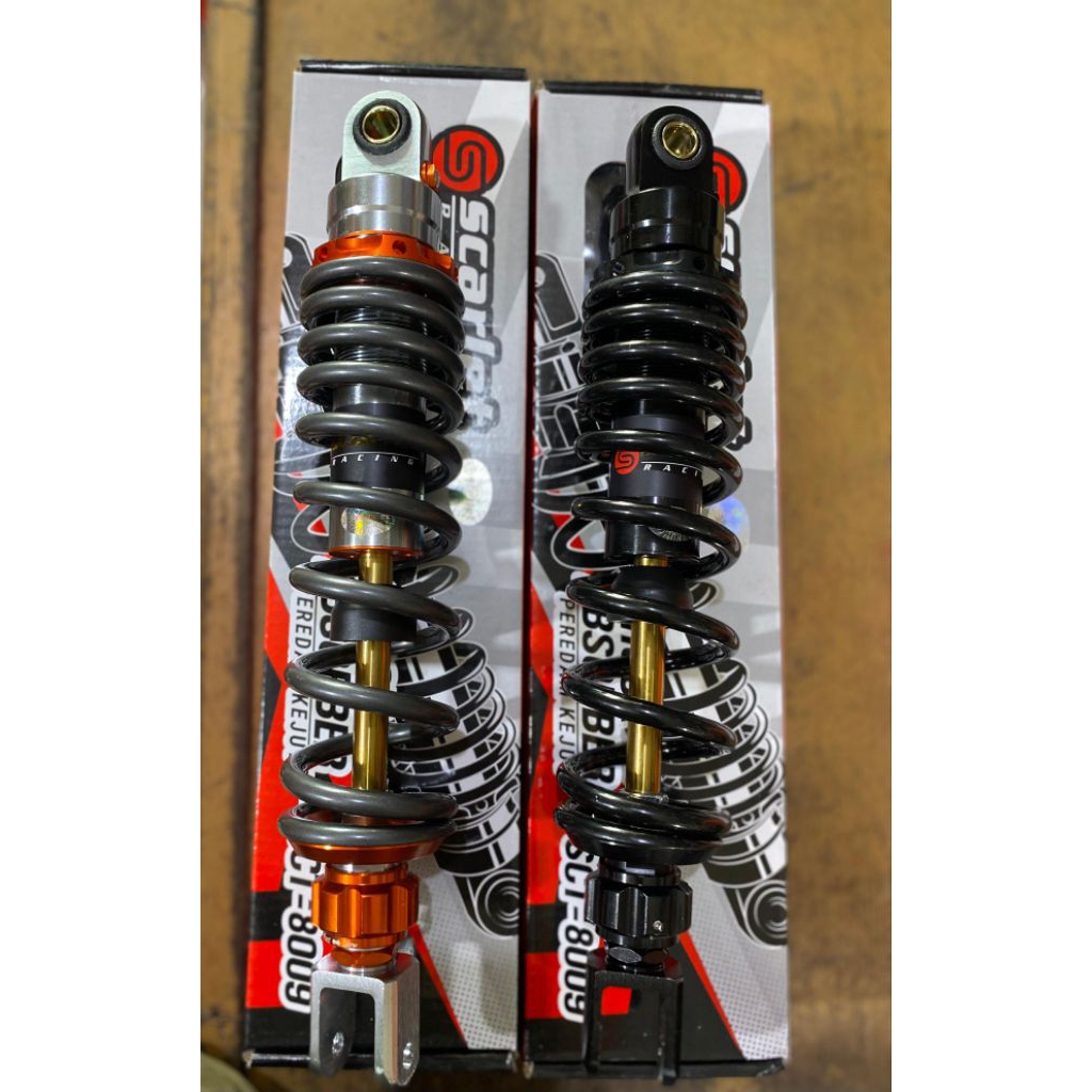 SHOCK BELAKANG SCARLET 330MM MATIC VARIO BEAT SCOOPY GENIO VARIO 125 VARIO 150