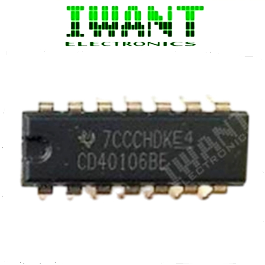 40106 IC CD40106BE DIP ORIGINAL TI 40106BE CD40106 CMOS 40106