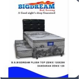 Bed Sorong Abu Bigdream / Springbed Bed Sorong Anak