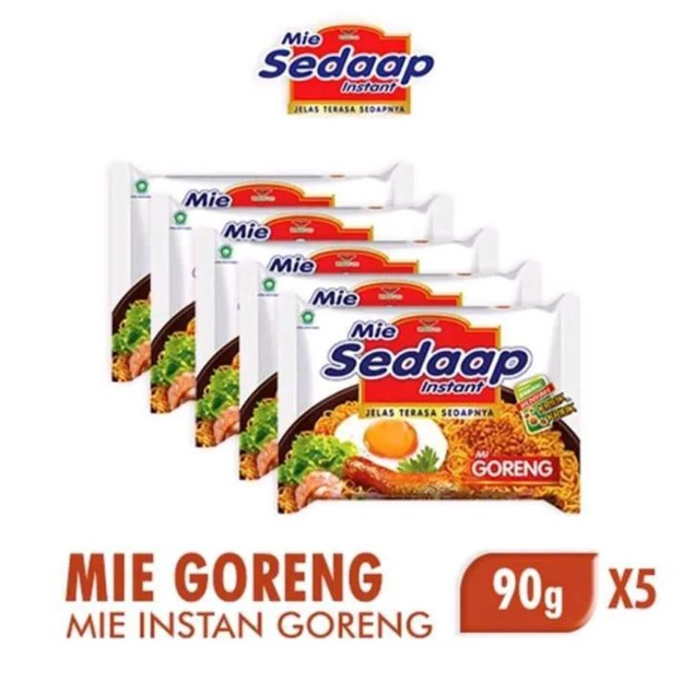 

Mie Sedaap Sedap Goreng isi 5 pcs Mie Goreng Instant 90 gr