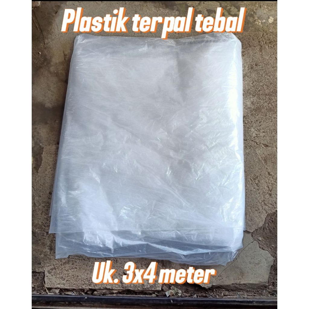 Plastik PE Tebal/Plastik Terpal Bening Tebal/Pastik Atap Kandang, Hidroponik, Greenhouse