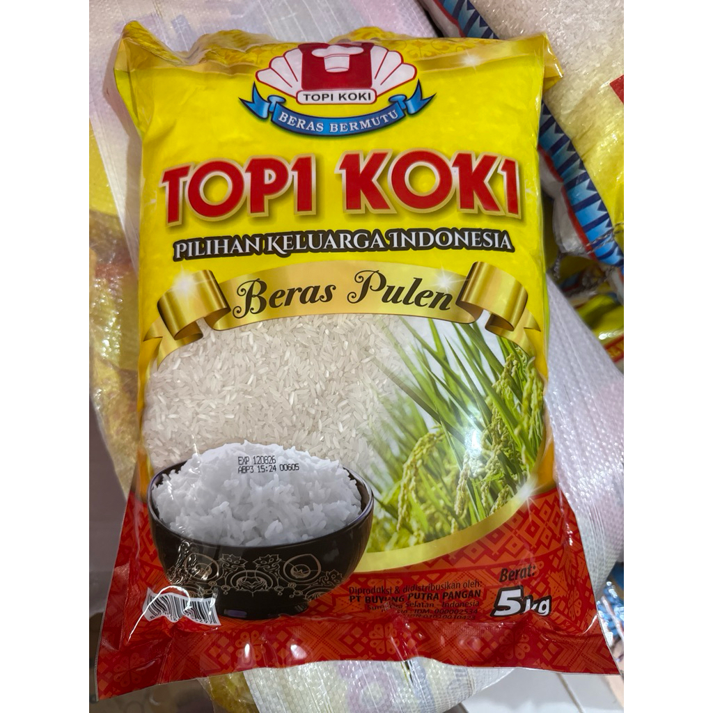 

Beras Topi Koki 5kg | GRATIS ONGKIR INSTAN