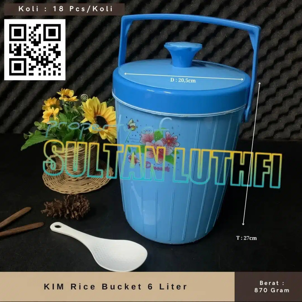 Rice Bucket / KIM Rice Bucket 6 Liter