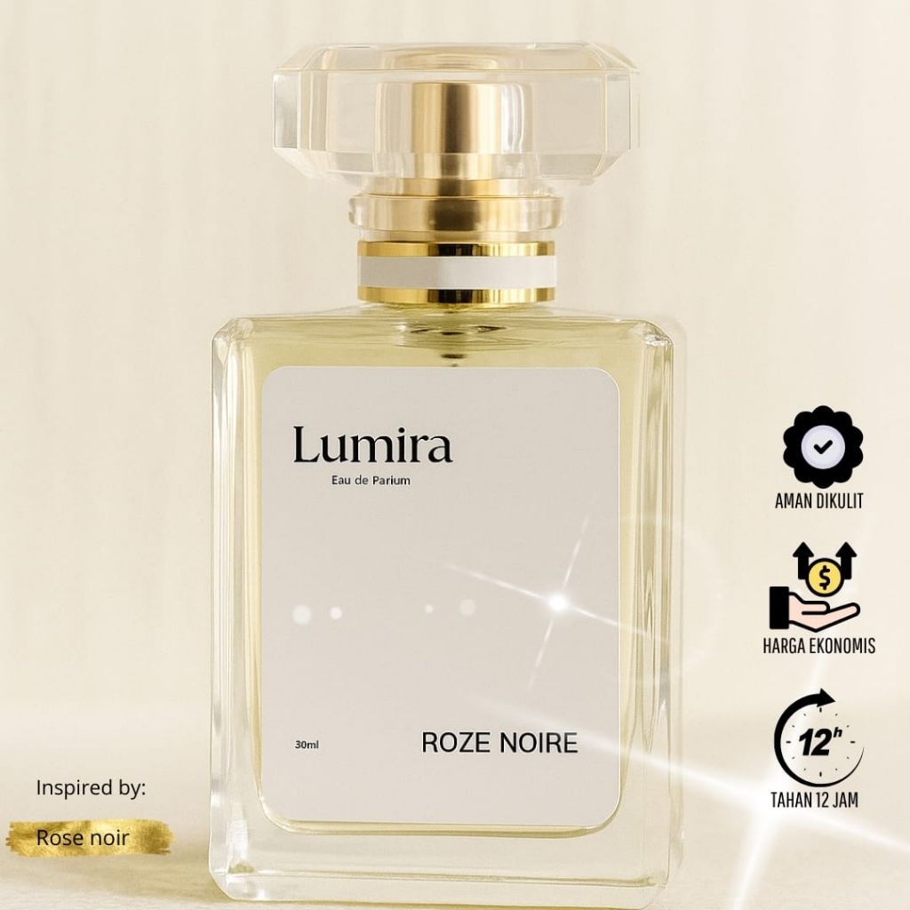 Lumira - Roze Noire Parfum Wanita Aroma Bold Misterius