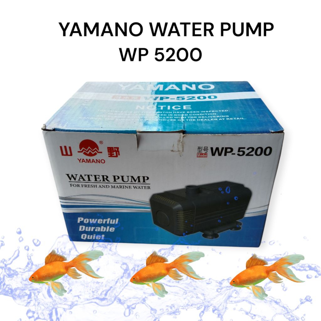 Pompa kolam yamano WP 5200 submersible pump water pump yamano