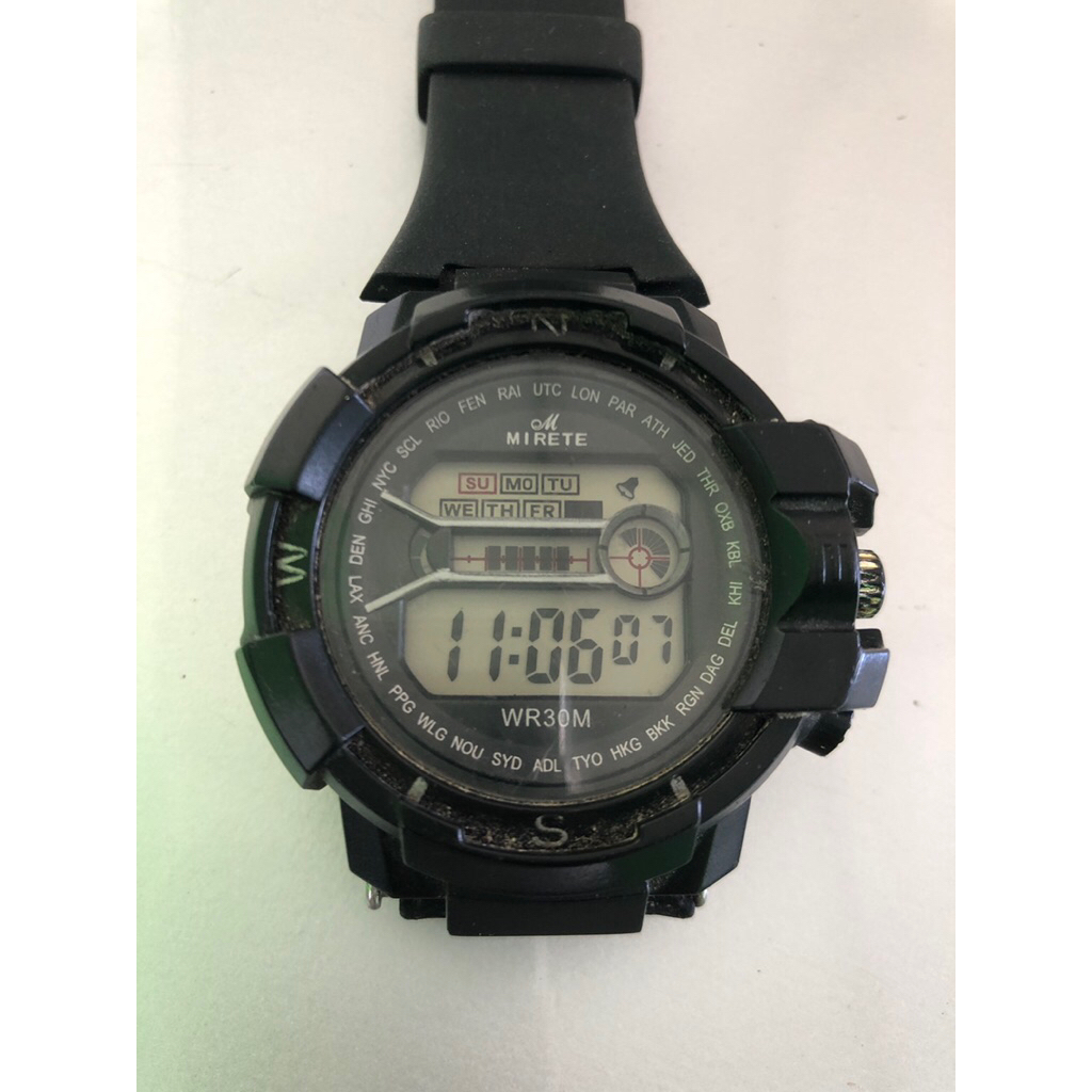 Jam Tangan Digital Pria MIRETE, NORMAL, Sport, Multifungsi, Keren & Stylish