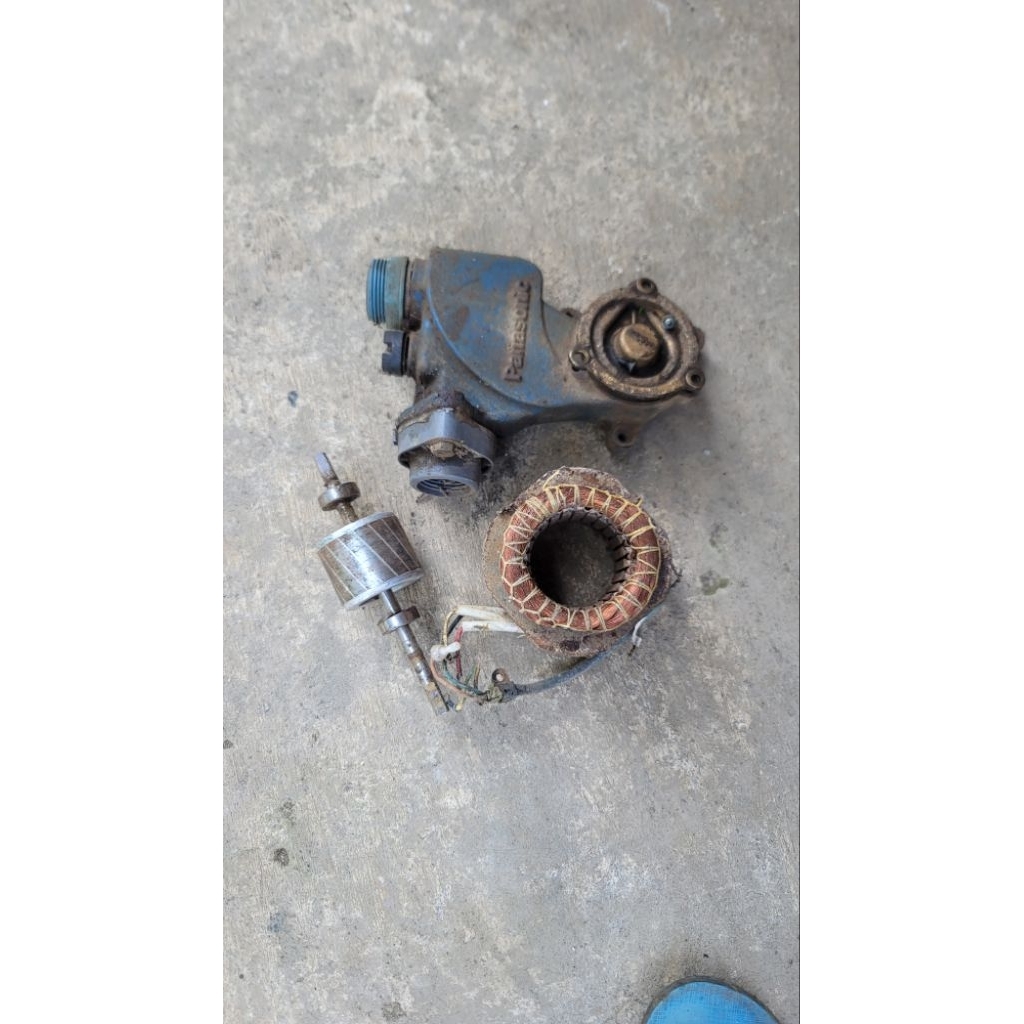 spul mesin pompa air merek sanyo