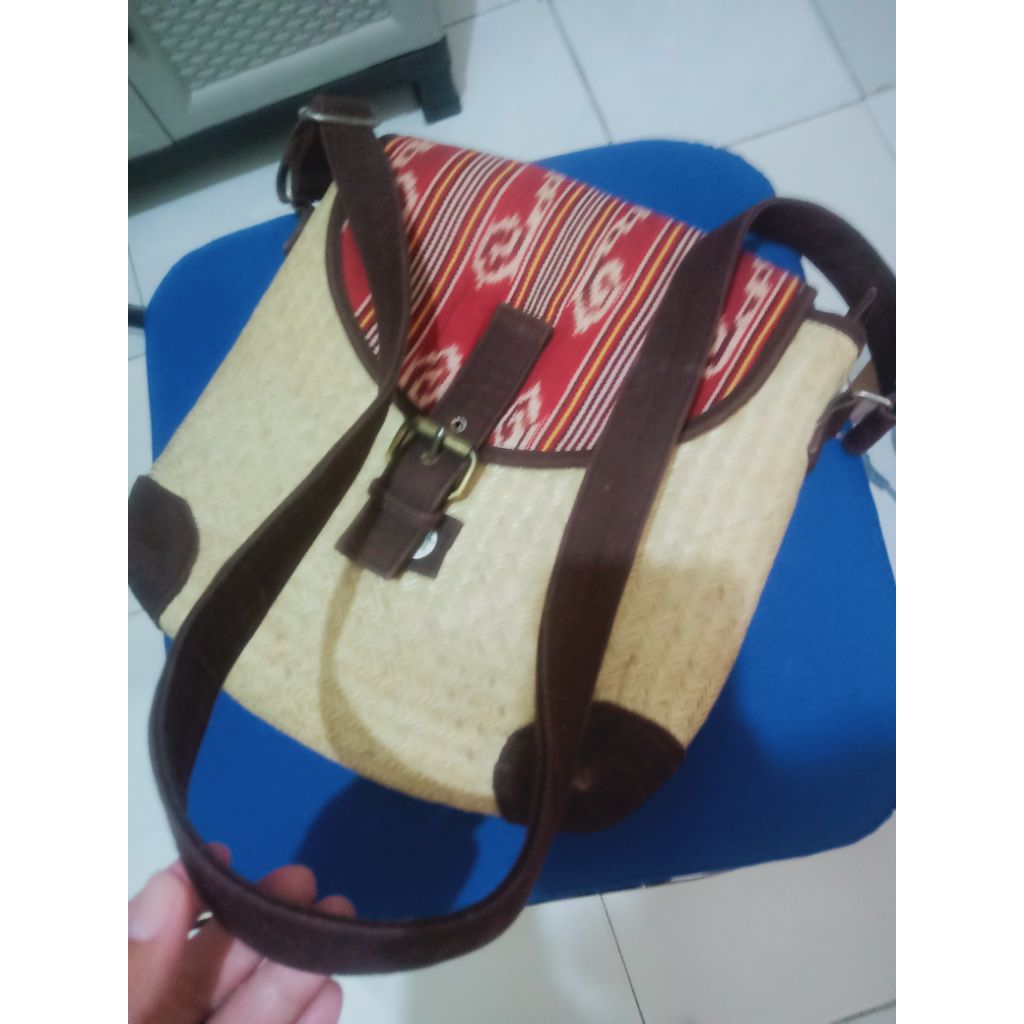 Tas Rotan Kalimantan Barat Iban Asli