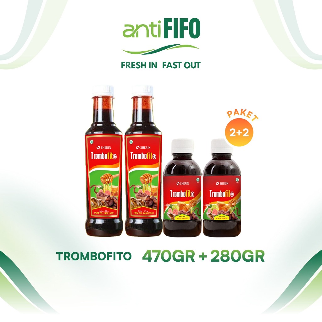 

Jual Modal - Trombofito Madu Sari Kurma Paket 2 Botol 470g + 2 Botol 280g