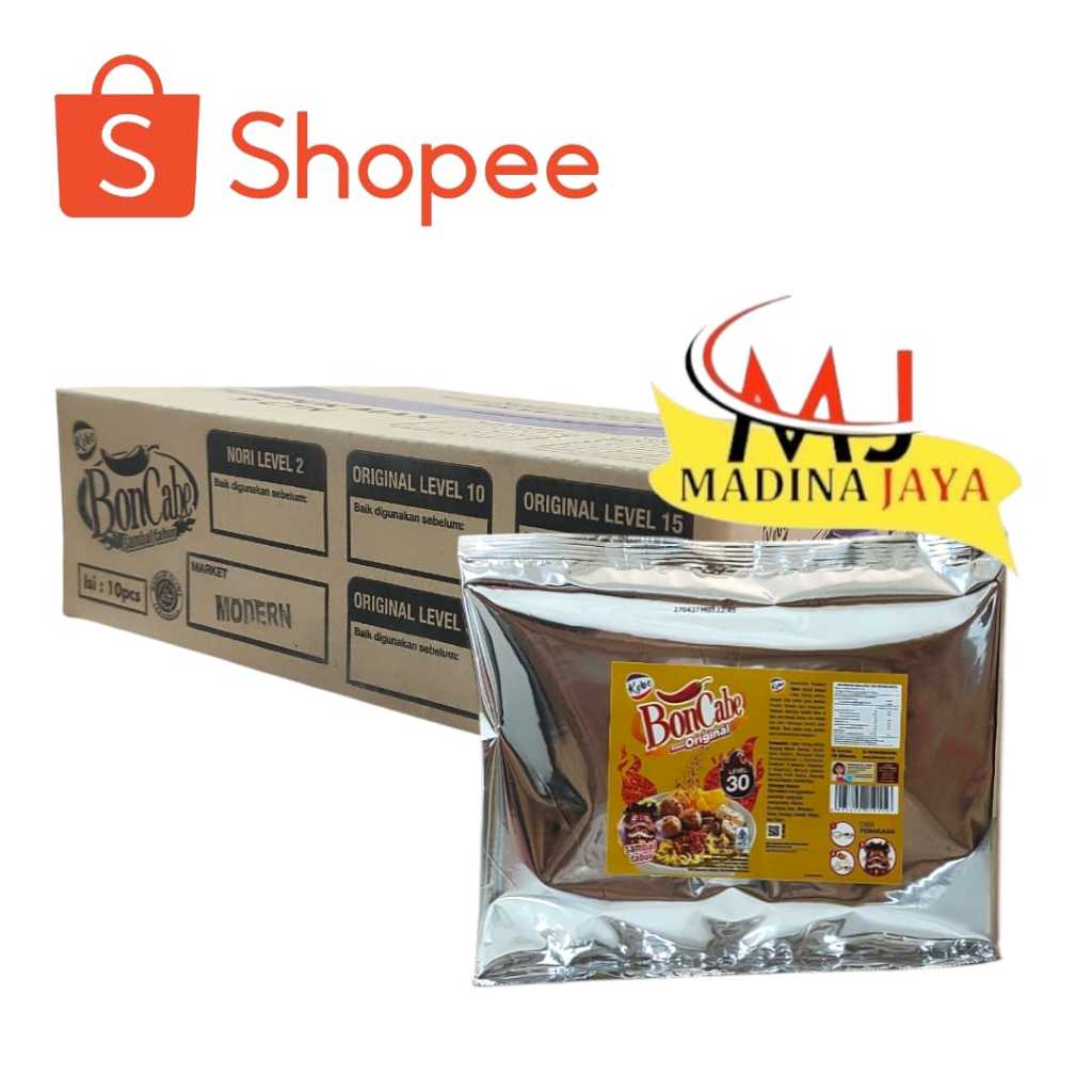

BonCabe Sambal Tabur Level 30 Rasa Original 10 Bag x 200gr