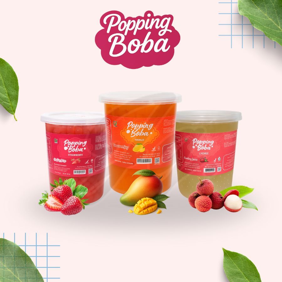 

Chuan Dai Popping Boba Toping Minuman Dessert Import Taiwan 1kg