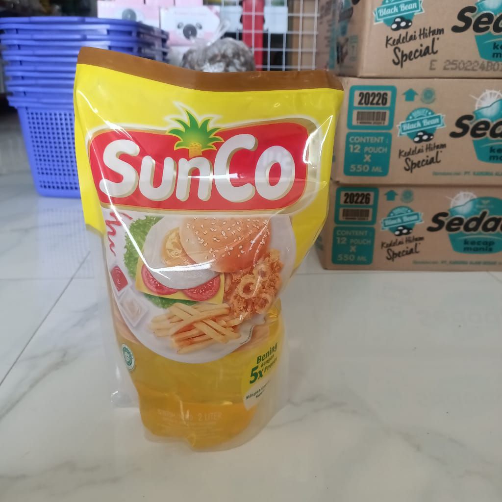 

Minyak goreng sunco 2liter kartonan