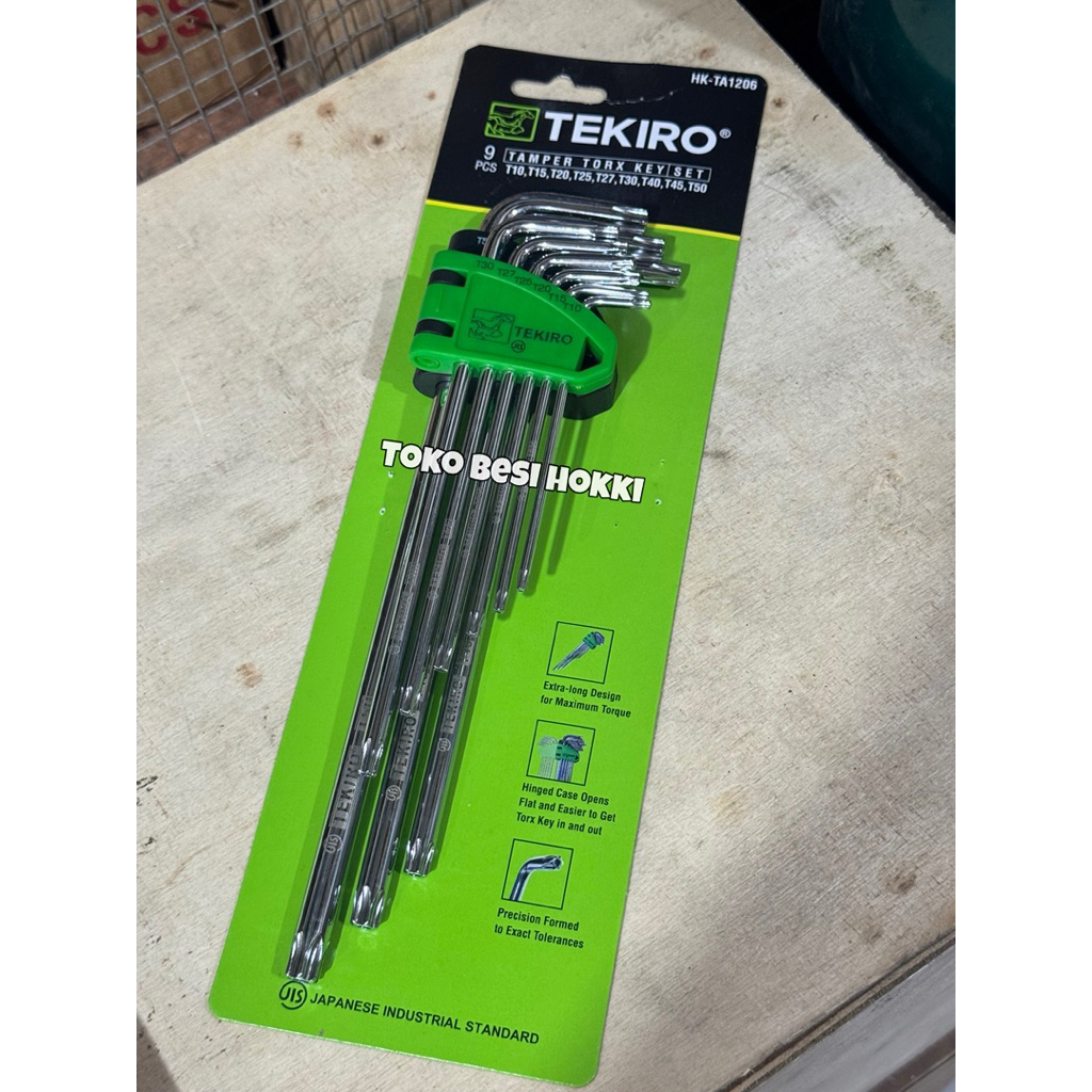 Kunci L Set Tekiro 9 Pcs Bunga HK-TA1206