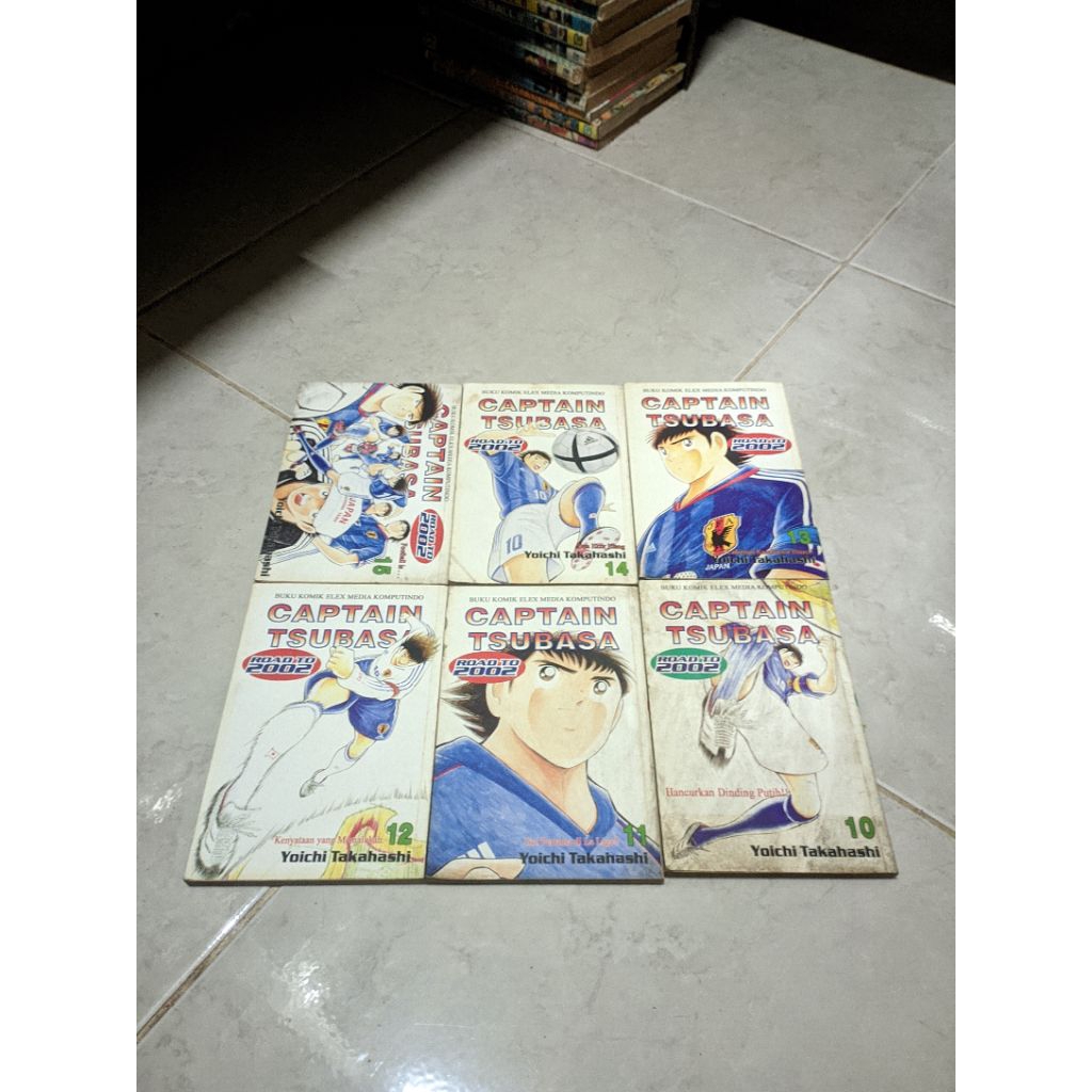 Komik Captain Tsubasa Road To 2002 Yoichi Takahashi Vol 10-15 Original