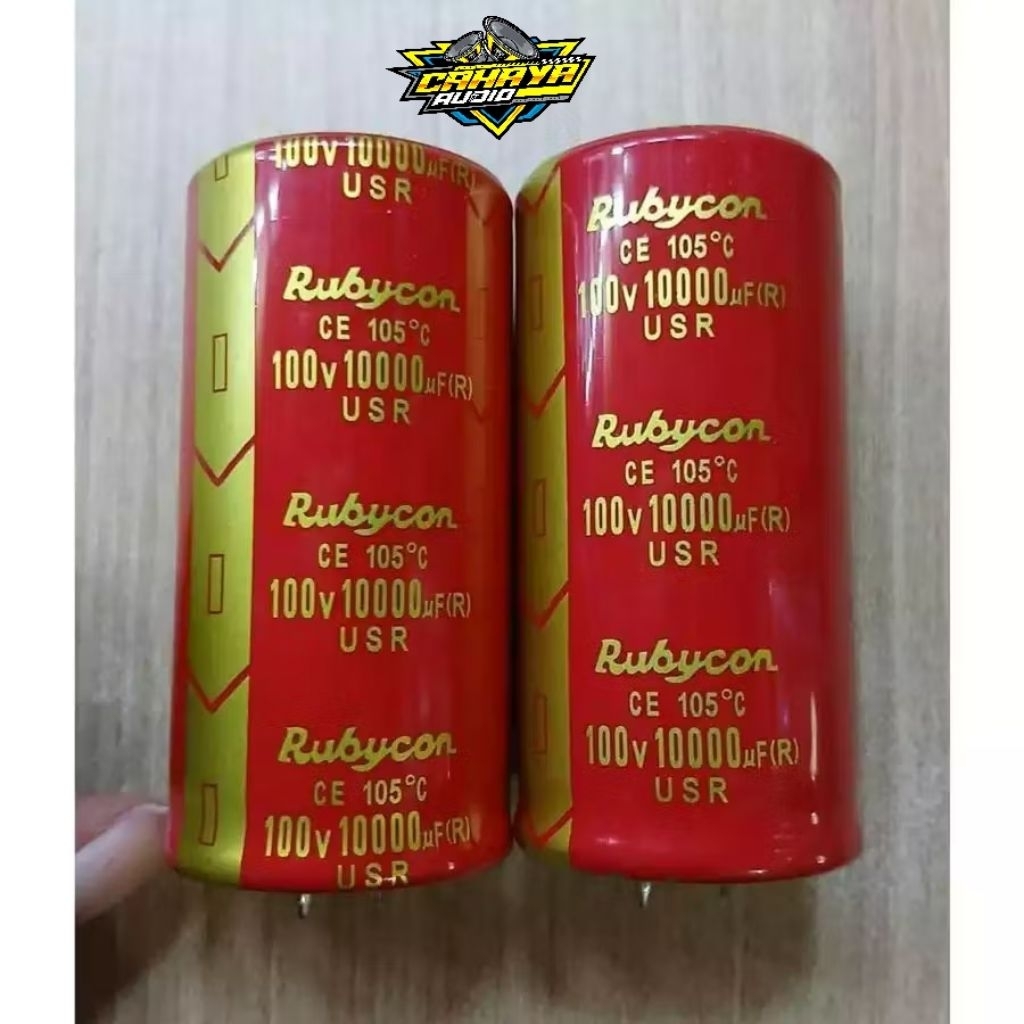 Elco Rubycon USR 100V 10000UF / Elco Rubycon 10000uf 100v original isian FULL