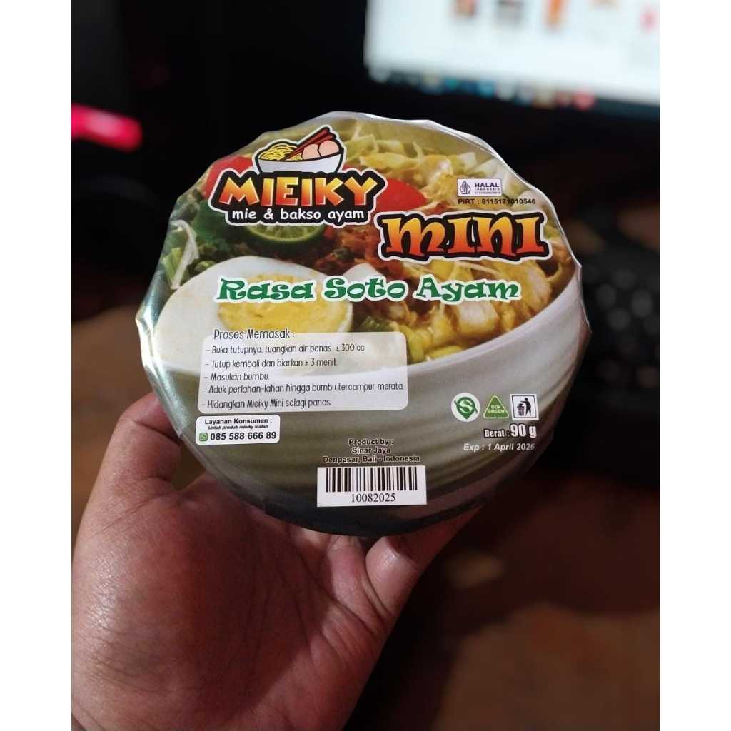 

mieiky mini rasa soto 1 dus isi 18 pack include sumpit