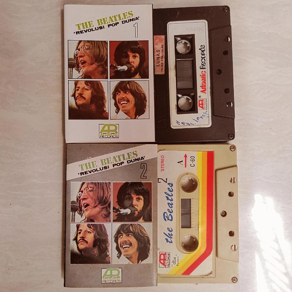 kaset pita tape original the beatles - revolusi pop dunia