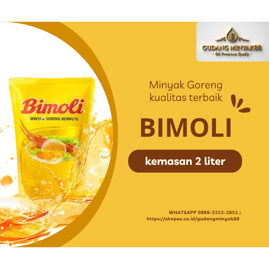 

MINYAK GORENG BIMOLI 2 LITER KEMASAN POUCH