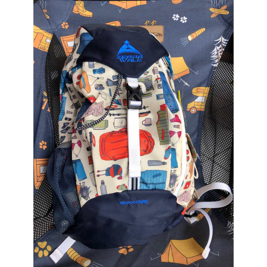 Tas Anak Schoolbird Zebra wall 10 L