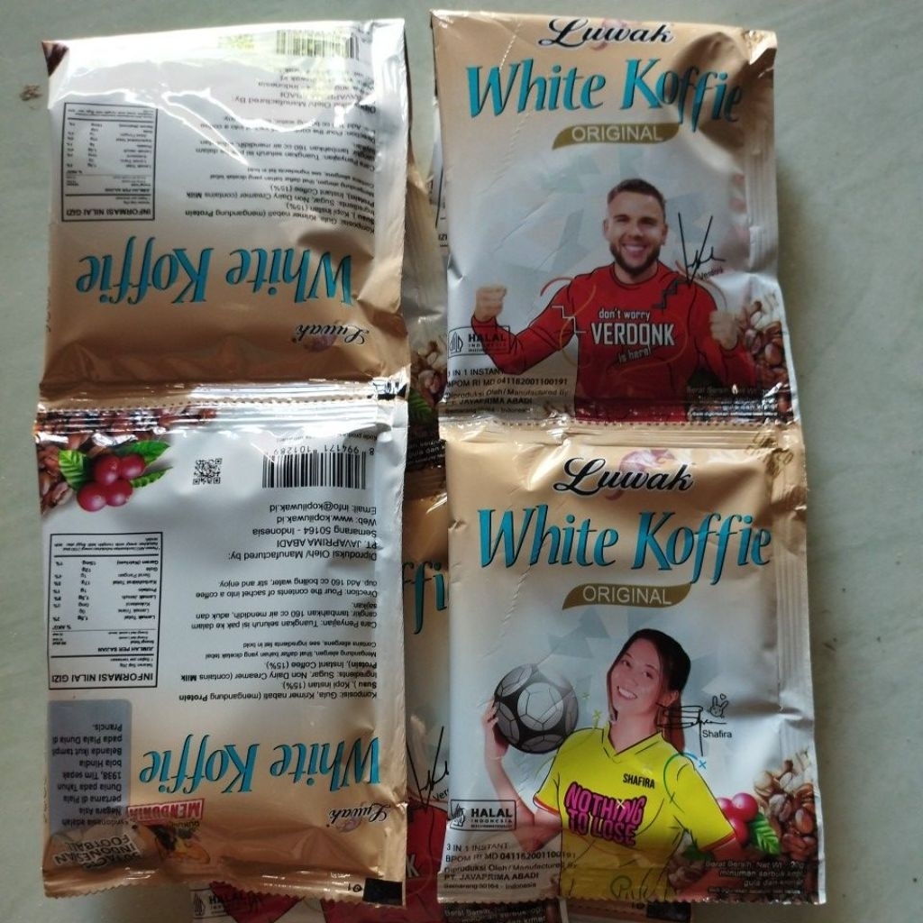 

Luwak White koffie 1 renteng isi 10 sachet
