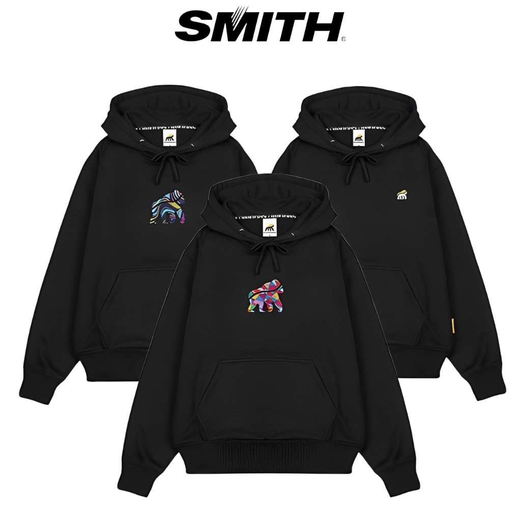 Smith - Hoodie Sweater Pria Wanita Oversize Original Smith High Premium Hoodie Sweater Tebal