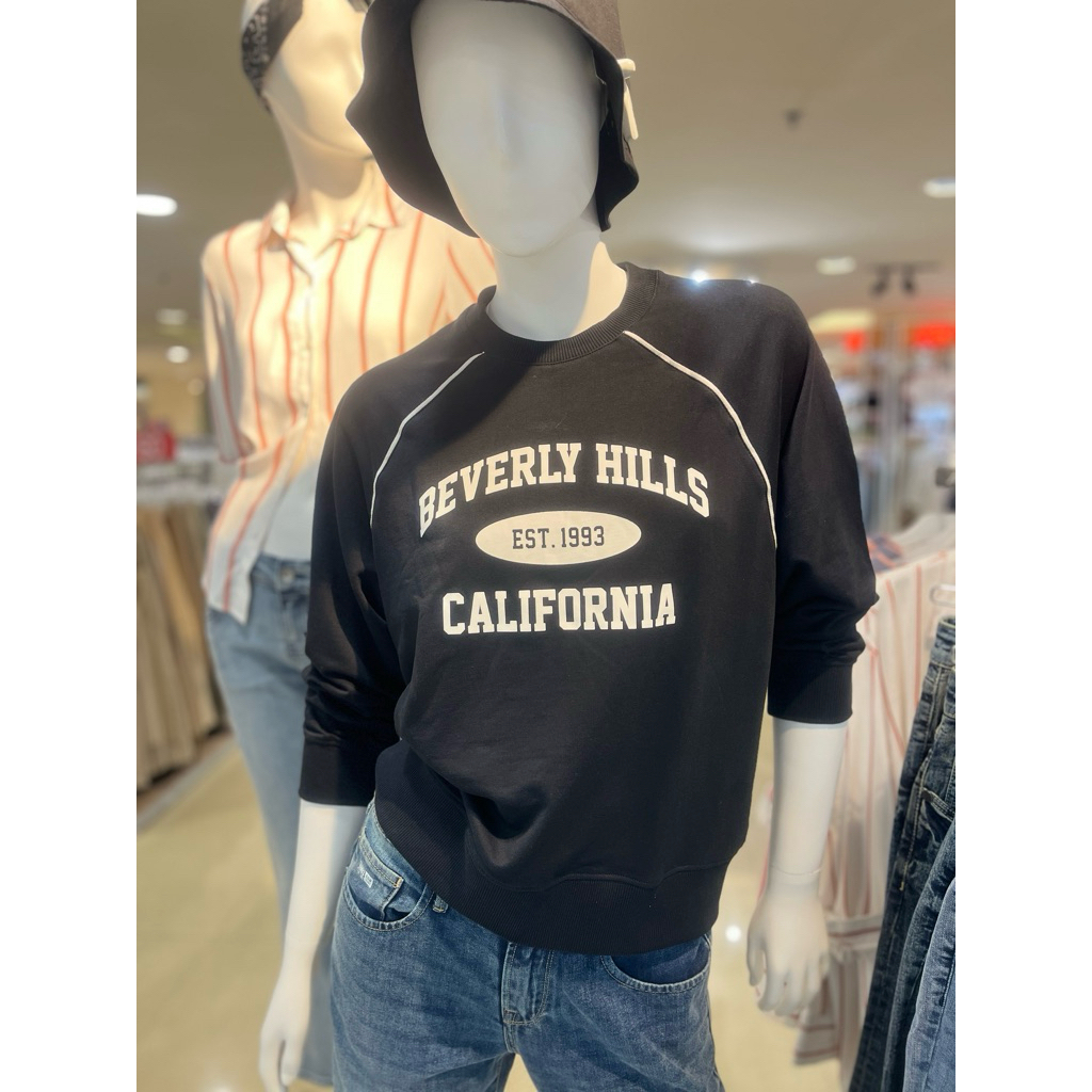 sweater wanita logo jeans original new arrival