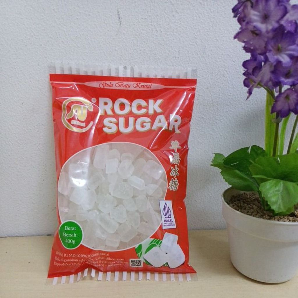 

Su brand gula batu kristal atau rock sugar 400g -Halal