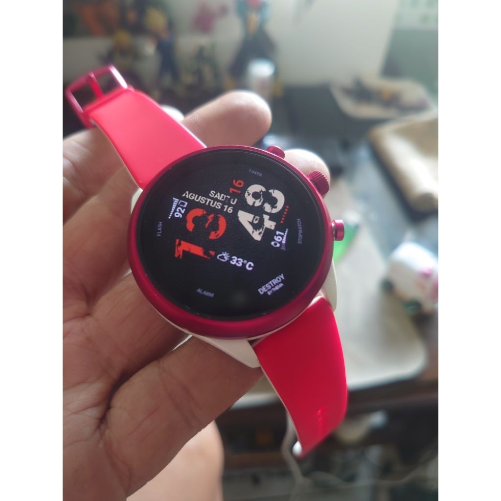 smartwatch fossil gen 4 wear os edition Sport Red