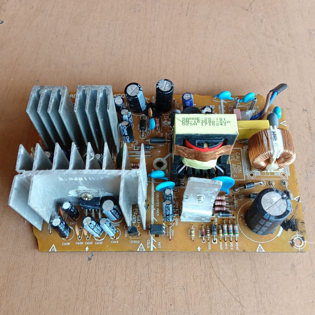 Kit PSU ampli 2.1 Polytron PMA9300 copotan bekas norml