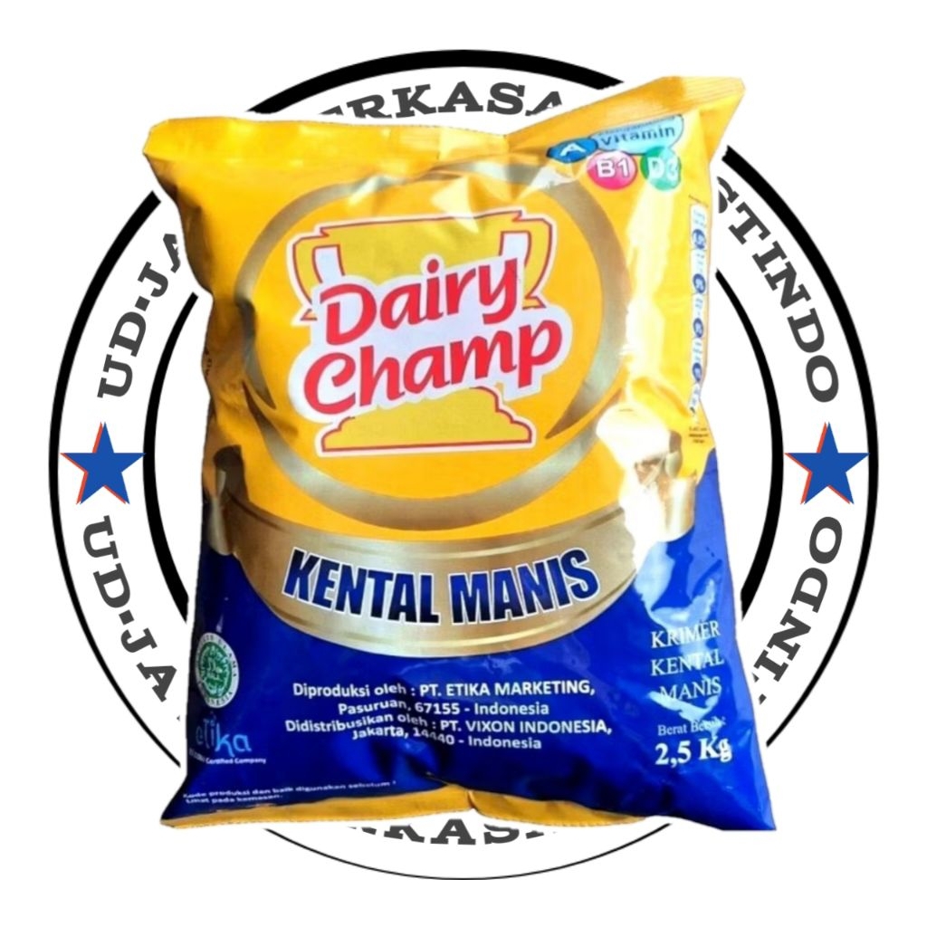 

SUSU KENTAL MANIS-DAIRY CHAMP 2,5KG KEMASAN BANTAL
