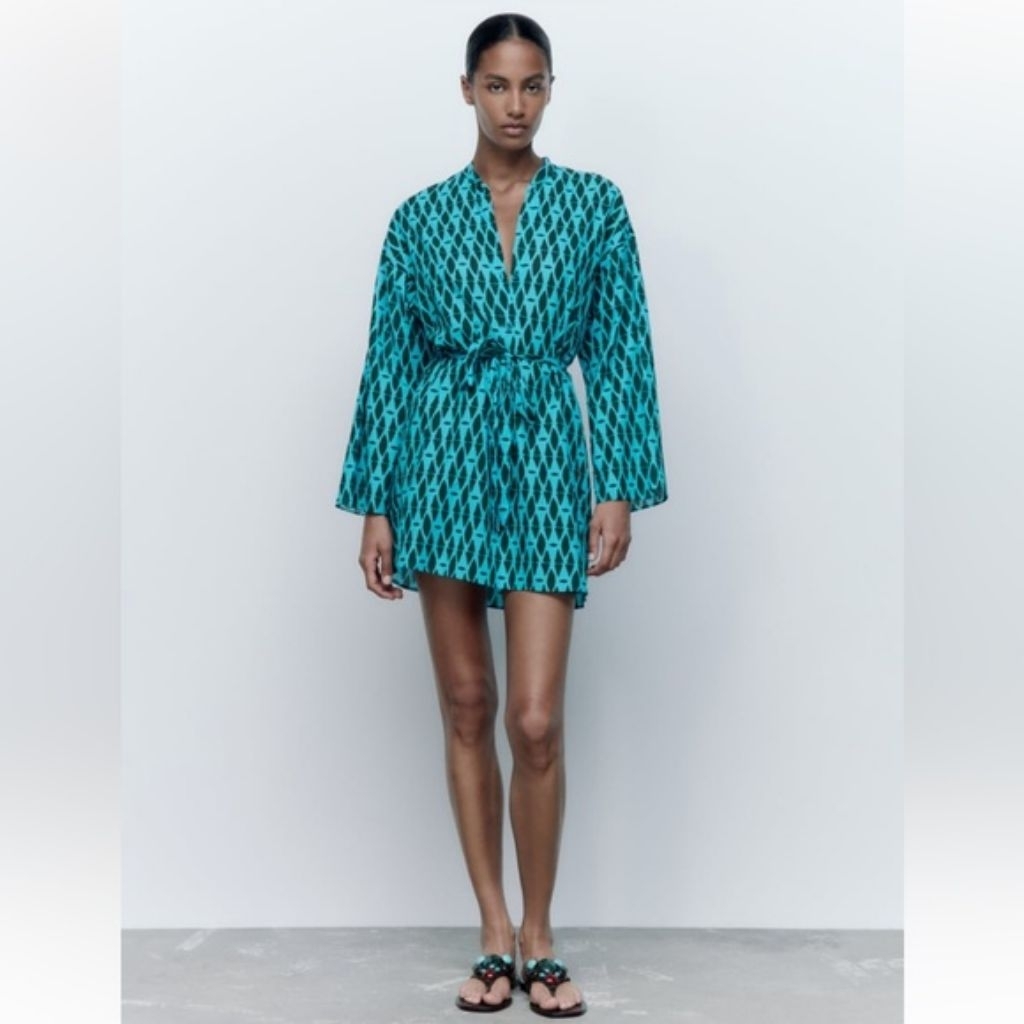 ZARA geomtric summer dress