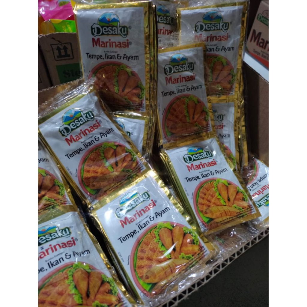 

Desaku Marinasi Tempe, ikan, dan ayam