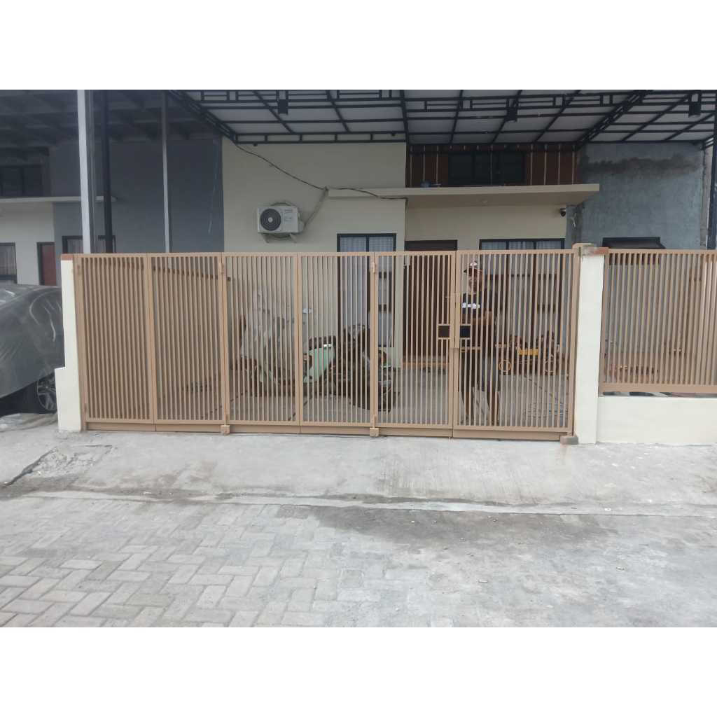 Pagar minimalis model lipat murah / pagar rumah
