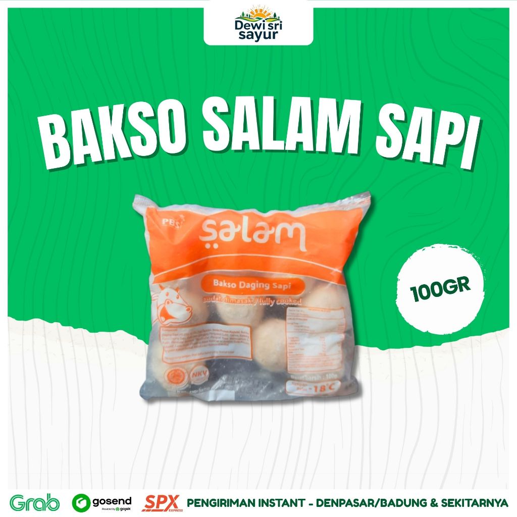 

Bakso Salam Sapi 100gr – Dewi Sri Sayur