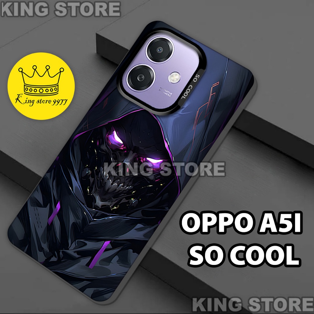 (KS12)  Case OPPO A5I / Motif gambar Motif Skull/casing  OPPO A5I/cassing OPPO A5I /kesing hp/silico