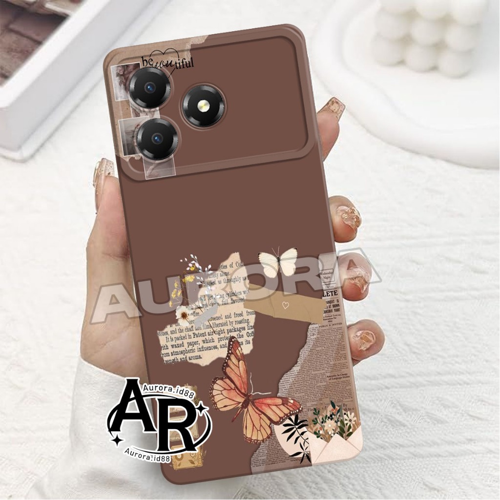 AURORA Case ZTE BLADE A36 Softcase Procamera TPU Silikon Case ZTE NUBIA 2025 Lentur Cassing Trend Ca