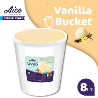 AICE Ice Cream Bucket 8 Liter - Vanilla (Es Krim Ember)