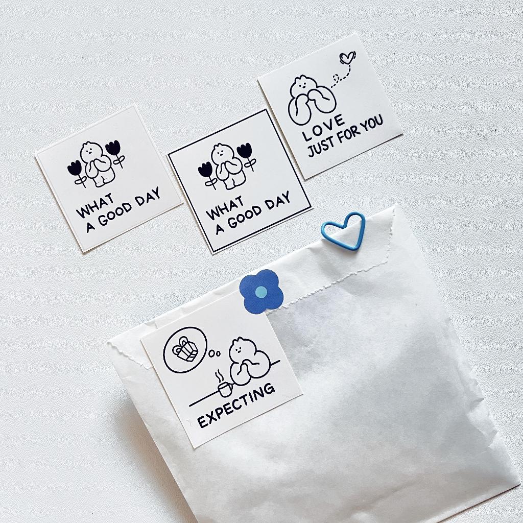 

[ , ] 21pcs Stiker Cinta dan Harapan Bahasa Inggris Untuk Box, Kado dan Hadiah